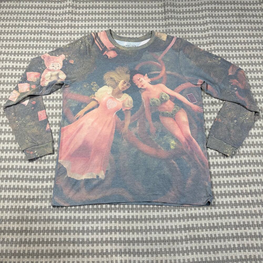 Melanie Martinez Official Trilogy Tour All Over Print Long Sleeve T-Shirt Sz 2XL